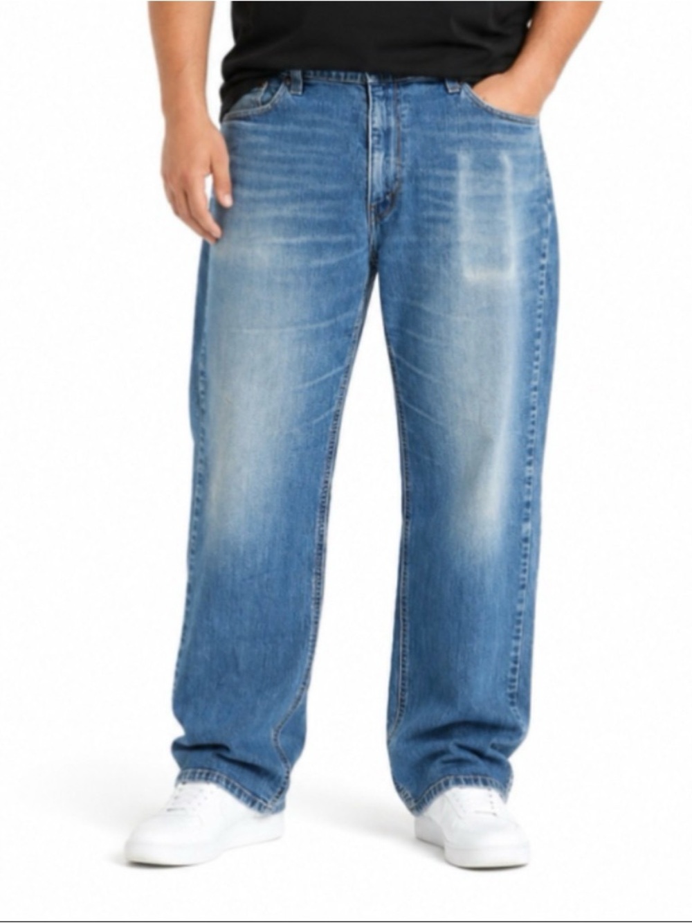 Levi’s 541 Athletic Taper Jeans Men’s 38x34 Light Wash Stretch Blue Denim